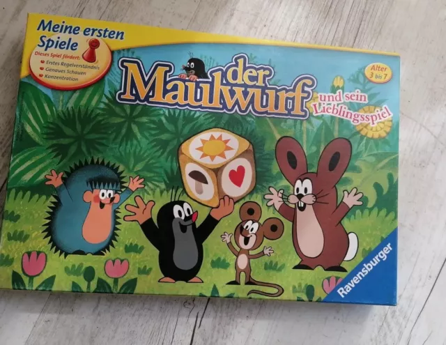 Ravensburger Meine ersten Spiele - der Maulwurf und sein Lieblingsspiel Komplett