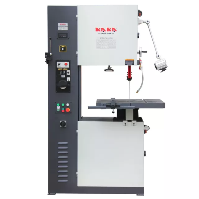 KAKA Industrial 16" Vertical Band Saw,Work table can be 45° tilted VS-1611