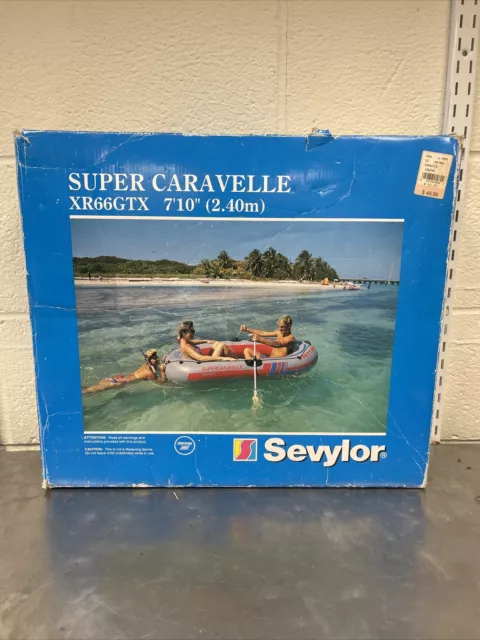 Sevylor Super Caravelle XR66GTX 3 Person Boat. New/Open Box