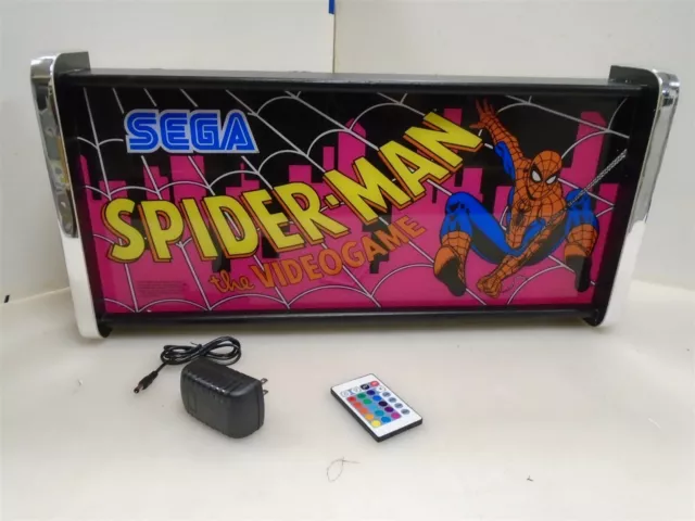 Spider Man Marquee Game/Rec Room LED Display light box