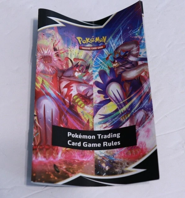 POKEMON TCG TRADING Card Game Rules Book Urshifu Artwork Sword & Shield