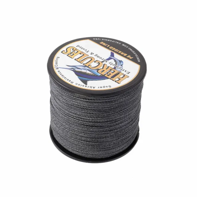 100M 300M 500M 1000M 4 & 8 Strands Black PE Fishing Line Geflochtene Angelschnur