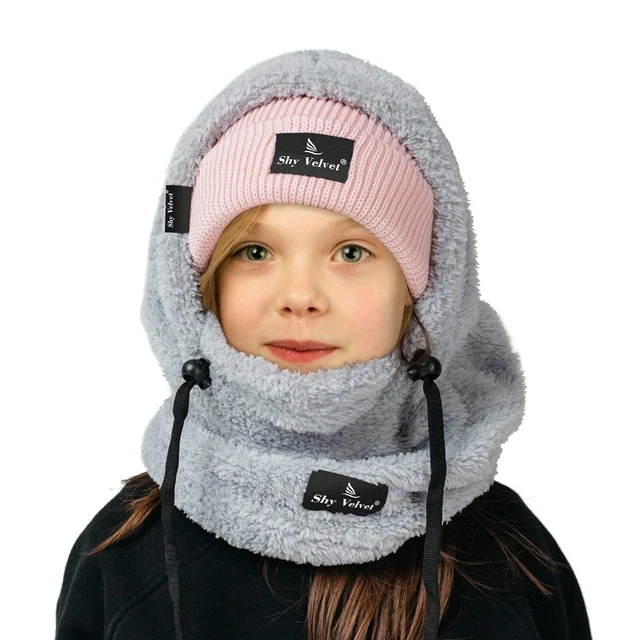 Cagoule 3 En 1 Enfant - Bonnet + Tour De Cou + Masque - Chaud Et Anti-vent - Motifs Animaux - Pour Ski, Vélo - 5-13 Ans
