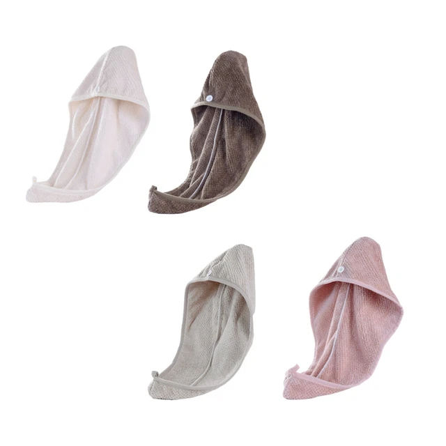 Toalla seca para el cabello gorras de ducha de secado rápido toallas accesorios de baño para