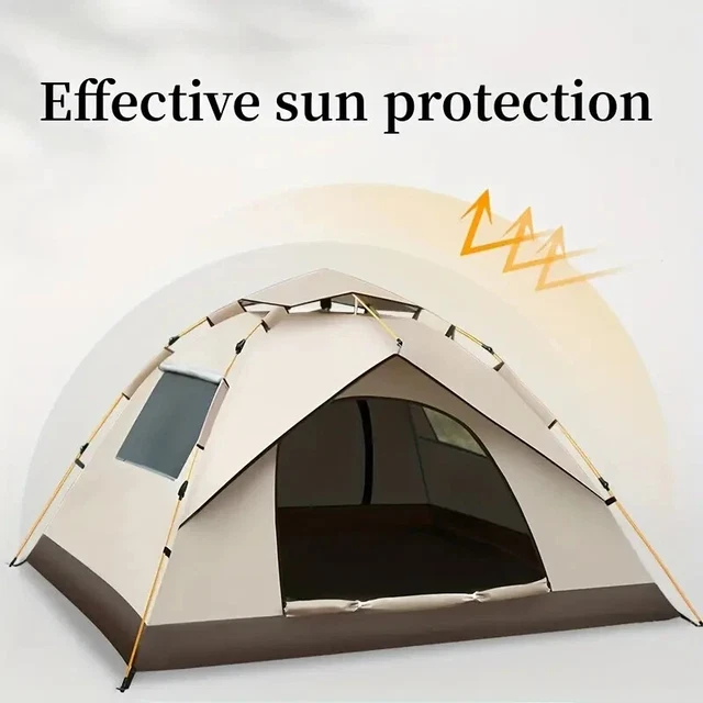 Waterproof 3-4 People Camping Tent Outdoor Instant Pop Up Tent Great Quality®