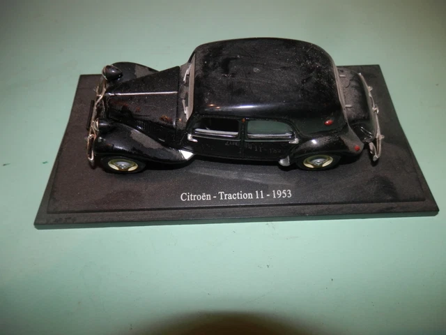Miniature Citroën Traction 11 FFI échelle 1/43 - Marque UH, état Neuf Avec Blister, Occasion