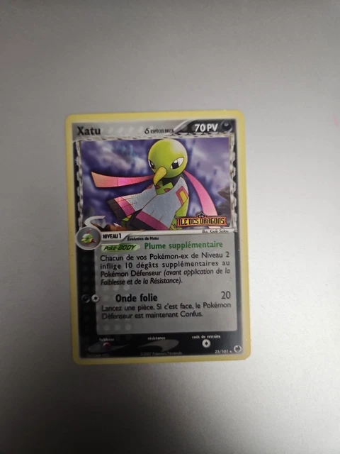 Carte Pokémon - XATU HOLO - 25/101 Rare Reverse Bloc EX Ile des Dragons - FR