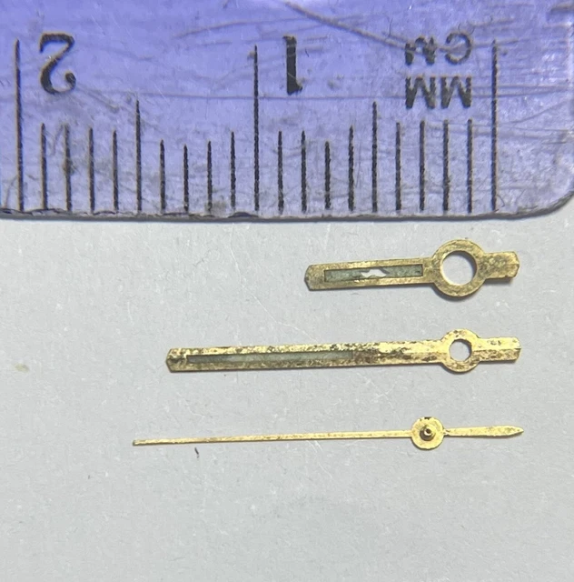 Jeu D'aiguilles (Aiguilles De Montre) Pour Mouvement 8205 / 8200 - Argenté Ou Doré - Pièce De Rechange Neuve