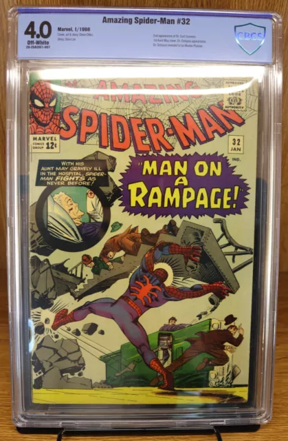 Amazing Spider-Man #32 (1966 Marvel) - CGC 4.0 - 2nd Appearance of Doctor Curt