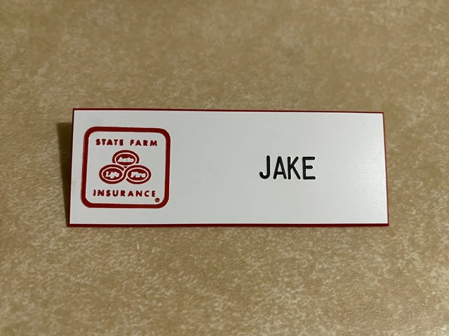 jake-from-state-farm-insurance-name-badge-name-tag-6-95-picclick for Jake From State Farm Name Tag Printable Free JAKE' FROM STATE FARM Insurance * Name Badge * name tag! $6.95 - PicClick for Jake From State Farm Name Tag Printable Free