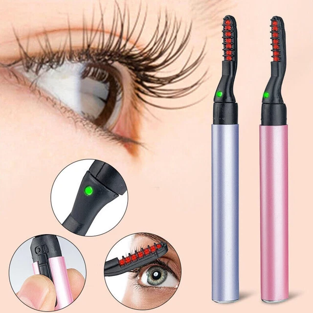 Long Lasting Electric Heated Eye Lashes Eyelash Curler Tools Reusable' K9V5
