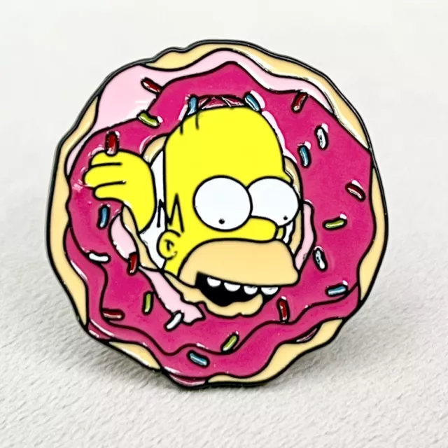 Die Simpsons Homer Emaille Pin Abzeichen Vintage Retro seltene Sammlerstücke Ware