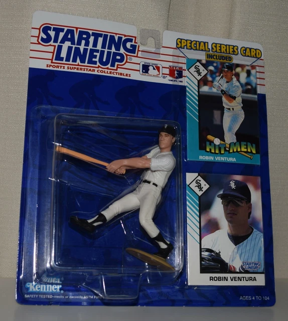 1993 Starting Lineup 68030 - Robin Ventura⭐Chicago White Sox 4- Mlb Slu 2 Cards