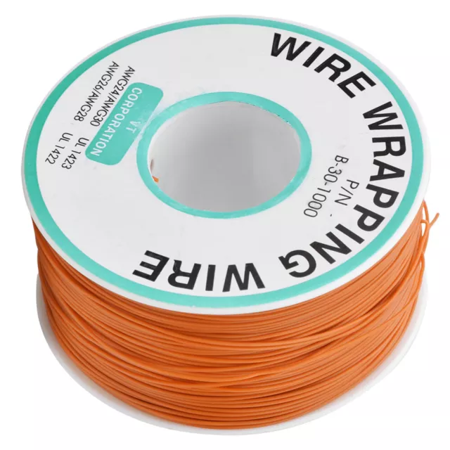 Orange OK Wire Printed Circuit Board 30AWG Wrapping Jumper Wire 300m SPG