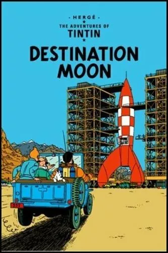 Destination Moon (The Adventures of Tintin)-Hergé