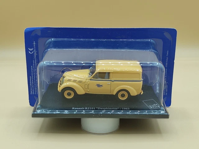 1/43 Renault R2101 Dauphinoise Jaune 1963 "La Poste" Universal Hobbies Atlas