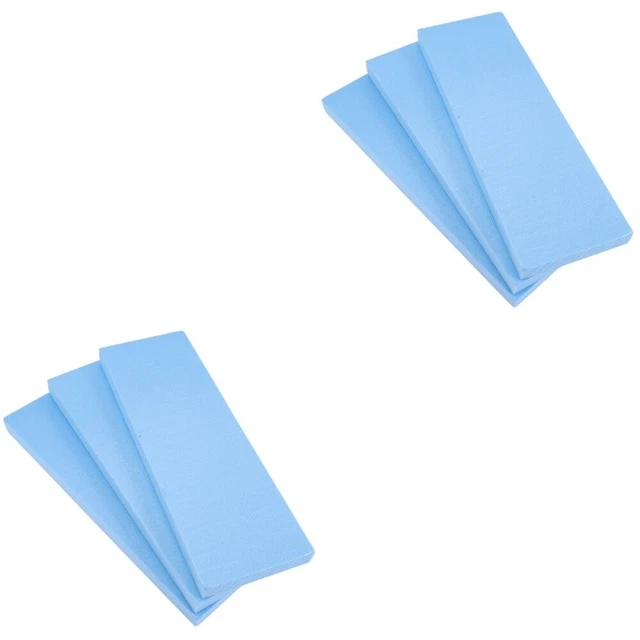6 Pcs Polystyrene Foam Rectangle Blocks Craft Insulation Board