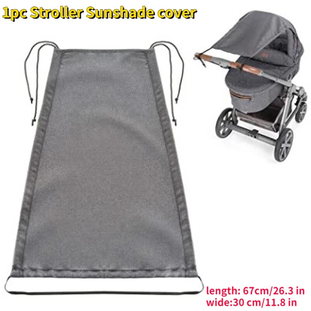 Universel Bébé Landaus Poussette Parasol Housse Coupe-Vent UV Protection