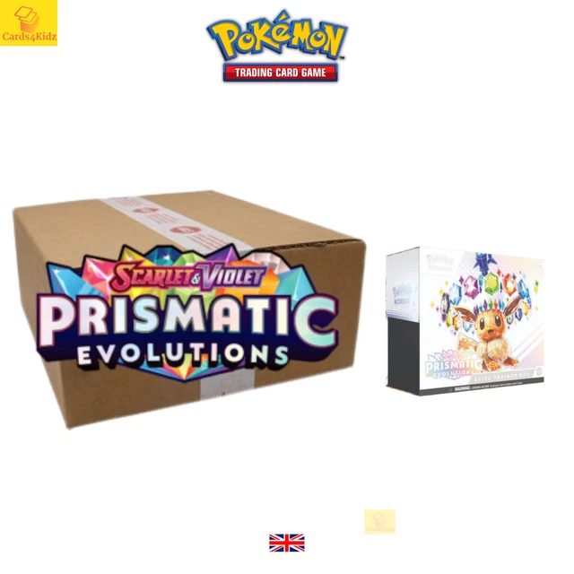 Evolution Booster Pack Pokmon TCG Prismatic Evolutions Booster Packs  10  Fresh Unweighted Packs, English Pokemon Packs