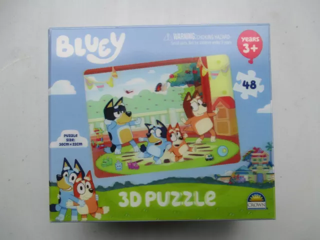  Bluey Lunch Tin Puzzle 24pc : Toys & Games