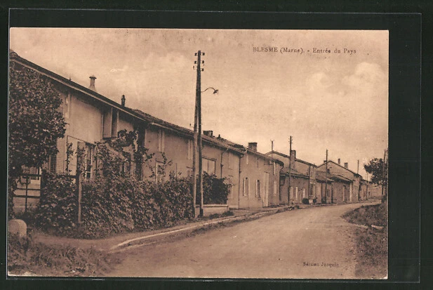 CPA Blesme, Entrée du Pays