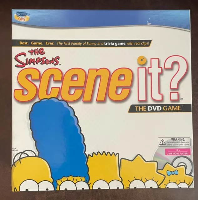 Scene It? DVD Game The Simpsons (2009) Kohl's Board Game New and Sealed