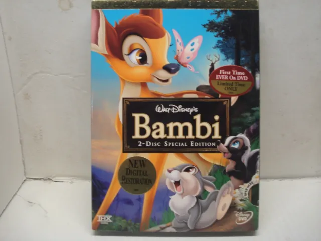 Bambi (DVD, 2005, 2-Disc Set, Special Edition/Platinum Edition) NEW