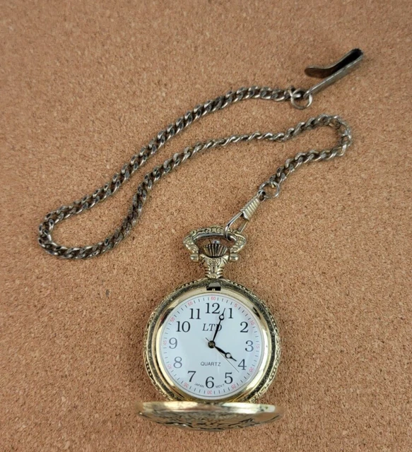 OROLOGIO VINTAGE DA taschino ELGIN con catena e scatolo originale EUR 190,00 - IT