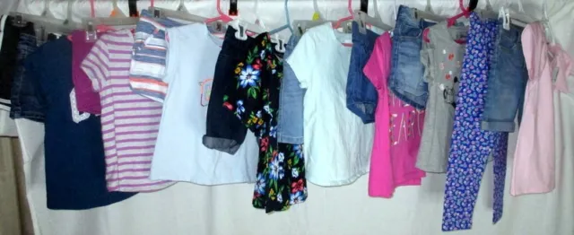 18 Baby Gap Tcp Gymboree Short Sleeve Tops/Shorts/Outfits Clothes Lot Sz 5T 5 Yr