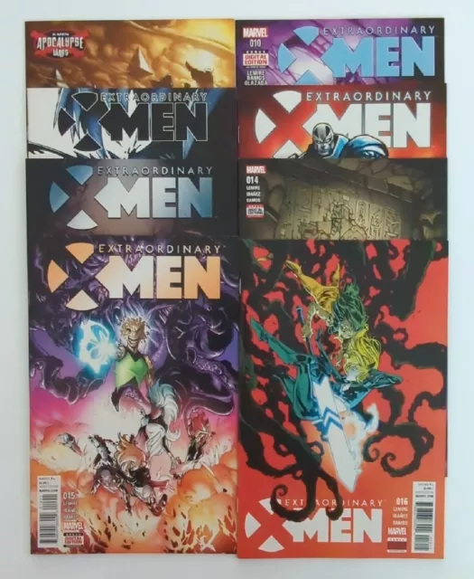 Lot Of 8 2016 Marvel Extraordinary X-Men Comics #9-16 VF/NM