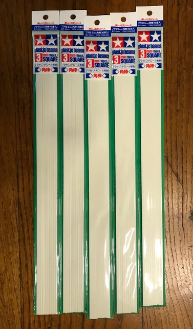 Tamiya  Maquette  Poutres Baguettes Plastique  Plastic Beams 