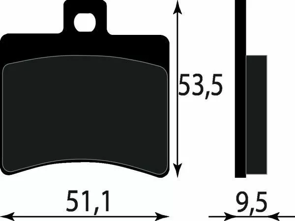Paire Plaquette de Frein Arrière Aprilia Sport City 125 c. -à- 125 2004>2006