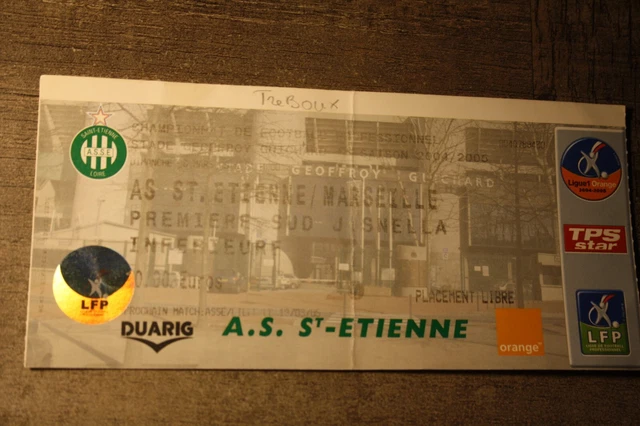 FOOTBALL POSTER ÉQUIPE team ASSE St Etienne Saison 2004-05 EUR 4,99 - FR