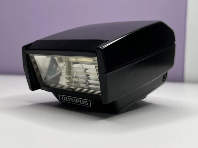 Olympus T32 Electronic Shoe Mount Camera Flash For OM SLRs Clean Good Cond