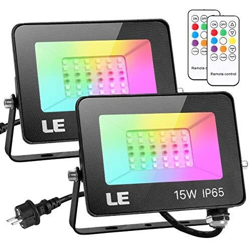 Faretto LED RGB Da 50W Esterno/Interno - Proiettore A Cambio Colori Con Telecomando, IP66, Ideale Per Giardino E Feste - Foto 6