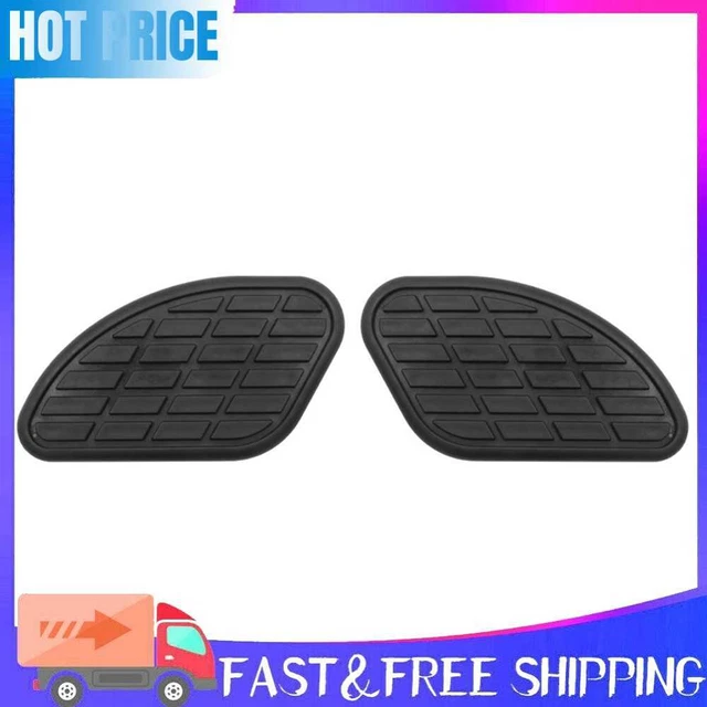 1 Pair Motorcycle Fuel Gas Tank Traction Pads Knee Grip Protectors (Black)