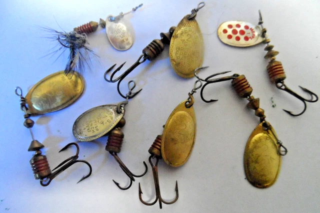 Leurret De Pêche Vintage MEPPS N°3 à écartement Réglable - Cuiller Tournante Ancienne - France