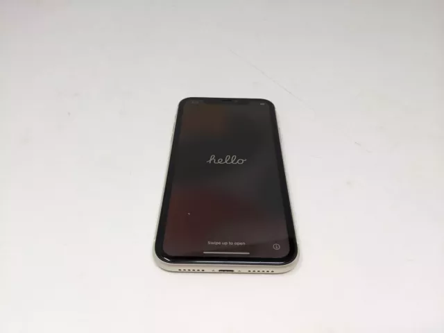 Apple iPhone 11 64GB White Unlocked 100% BH Excellent (K2)