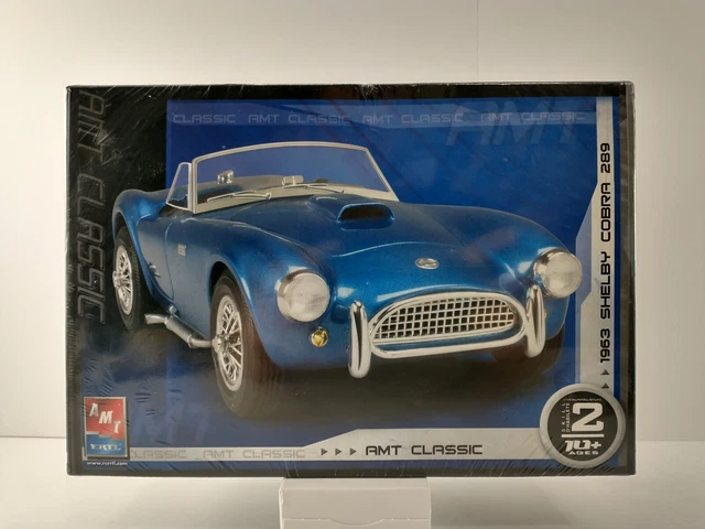 Ertl AMT 1963 SHELBY COBRA 289 Detailed Classic Car Model Kit NEW & SEALED