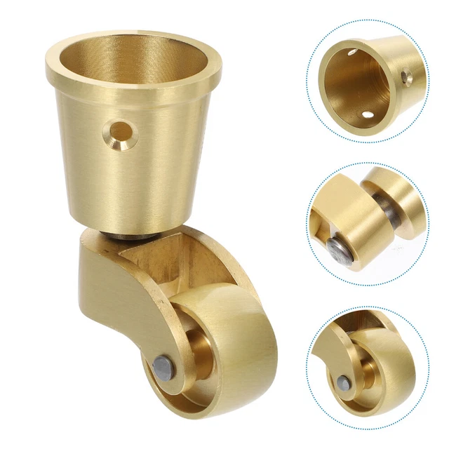 2 staffe mobili per puleggia per radiatore oliato, girevole a per 360°, supporto per puleggia o accessori per riscaldatori a olio in movimento (nero