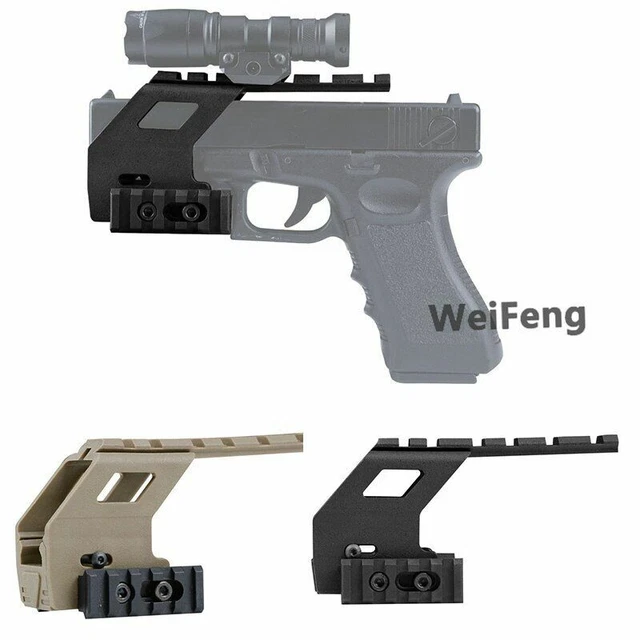 Adaptateur Montage Lunette 20mm Picatinny/weaver - Pour Fusil, Pistolet, Lampe, Laser, Métal, Levier QD Rapide