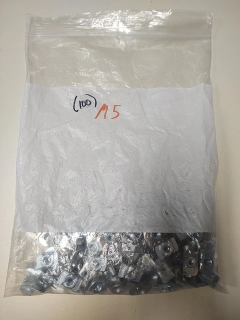Robotunits Tin 4505 Drop-In T-Nut, M5 Thread, Pack Of (100)