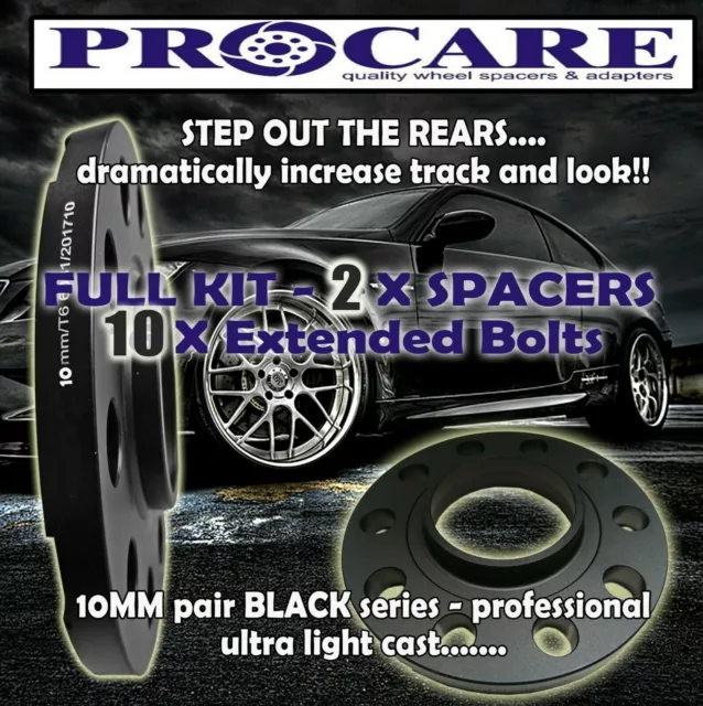 ALLOYWHEEL SPACER KIT 10MM 5X120 72.56 for BMW ser 1, 3, 5 by PROCARE