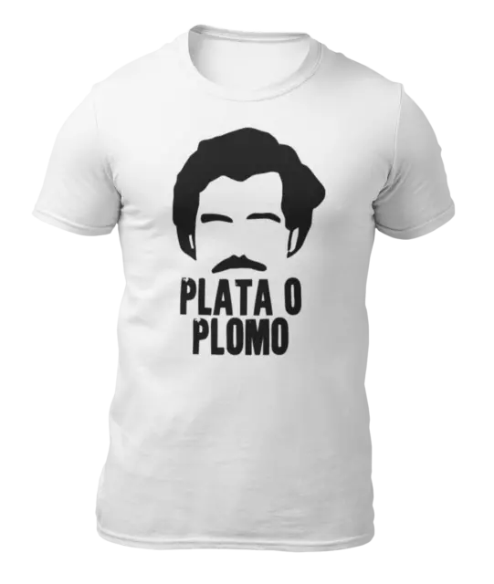 Camiseta - Narcos Plata O Plomo Pablo Escobar - T-Shirt -