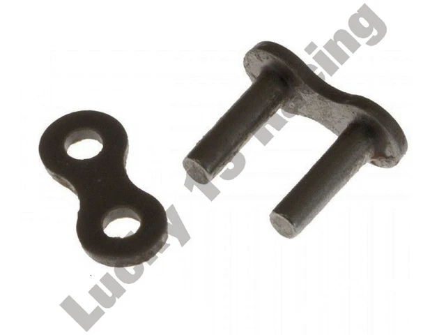 R&K RK Kette 428HSB - Verstärkte Motorradkette 1/2x5/16, 120 Glieder, Grau