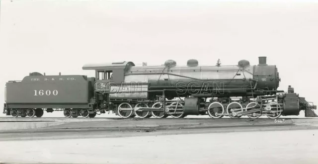 9GG330 RP 1910s/20s? DELAWARE & HUDSON RAILROAD 0-8-8-0 LOCO #1600