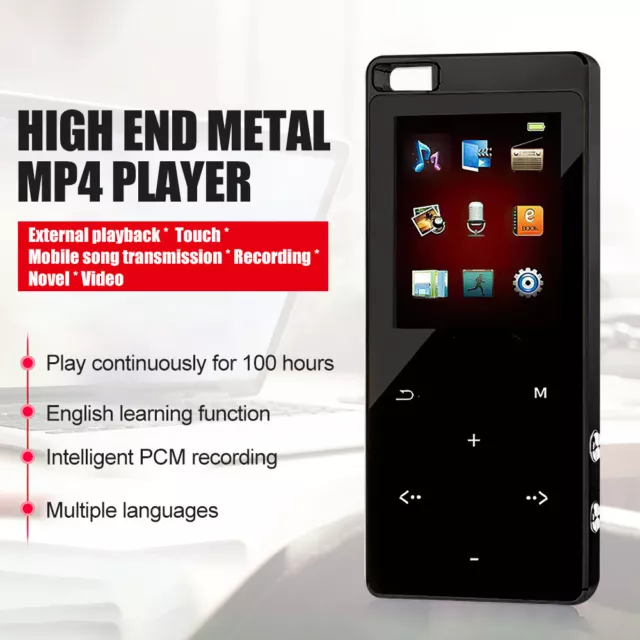 128GB Bluetooth MP4/MP3 Lossless Music Player FM Radio Recorder Sport  Portable