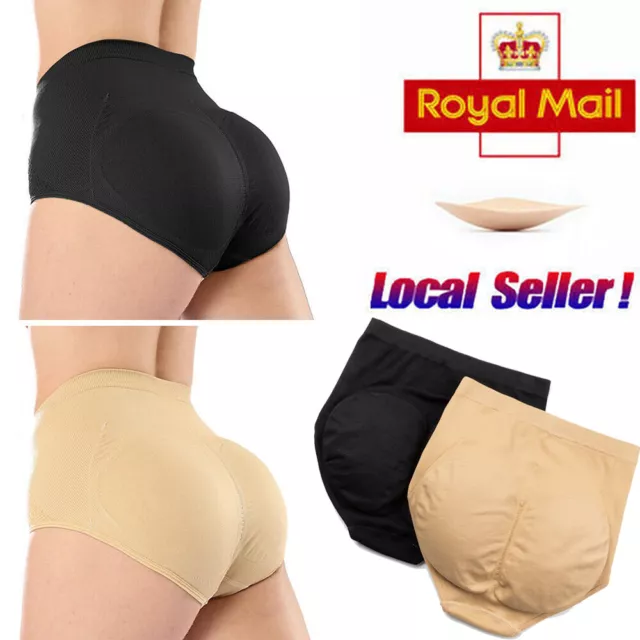 Bum Padded Pants Hip Enhancer Shaper Panty Butt Lifter Booty Boyshorts Underwear