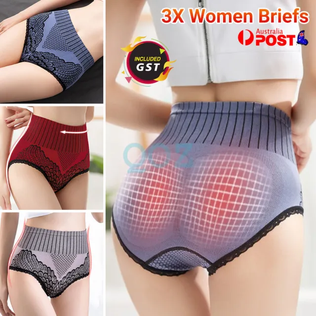 WOMEN'S LACE PANTIES High Waist Briefs Underwear Lingerie Underpants  Breathable $6.04 - PicClick AU