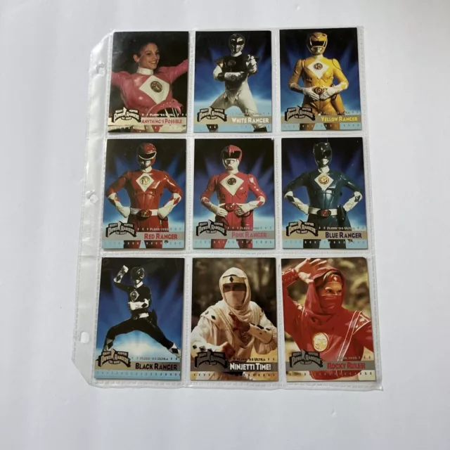 MIGHTY MORPHIN POWER RANGERS THE MOVIE Trading Cards And pogs